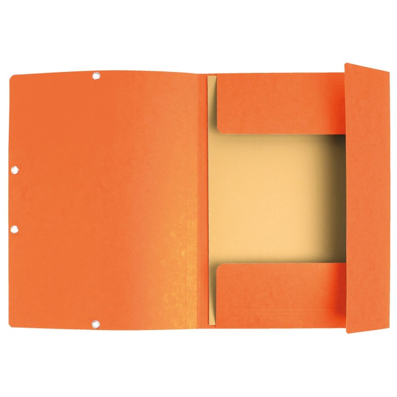 Chemise élastique carton lustré 24x32cm orange
