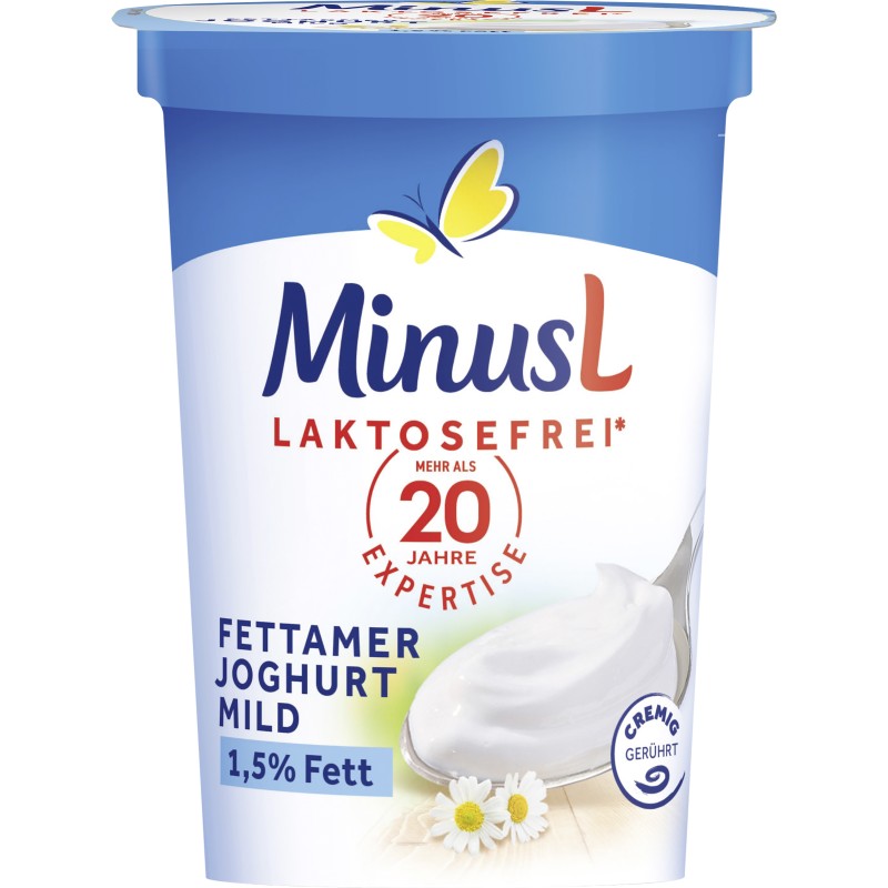 Yaourt nature 1.5%MG sans lactose 400g