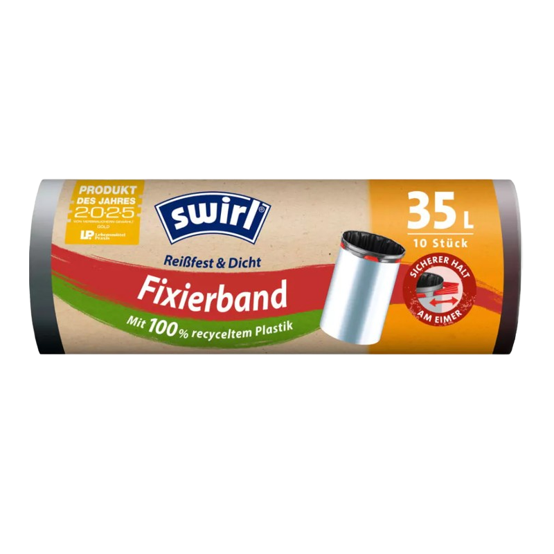 Sacs poubelle à sangle de fixation 35l x10