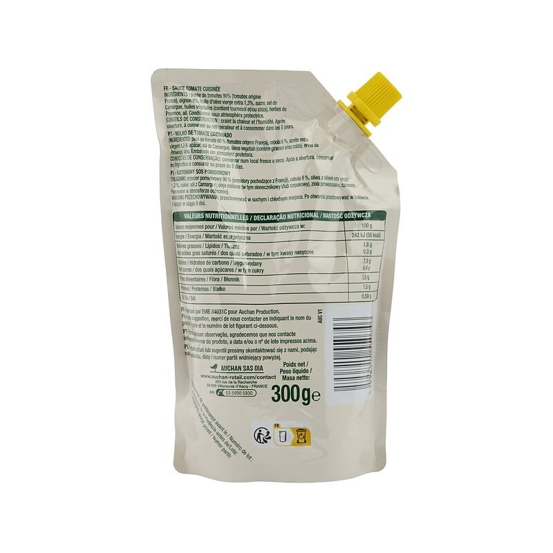 Sauce tomate spéciale pizza 300g