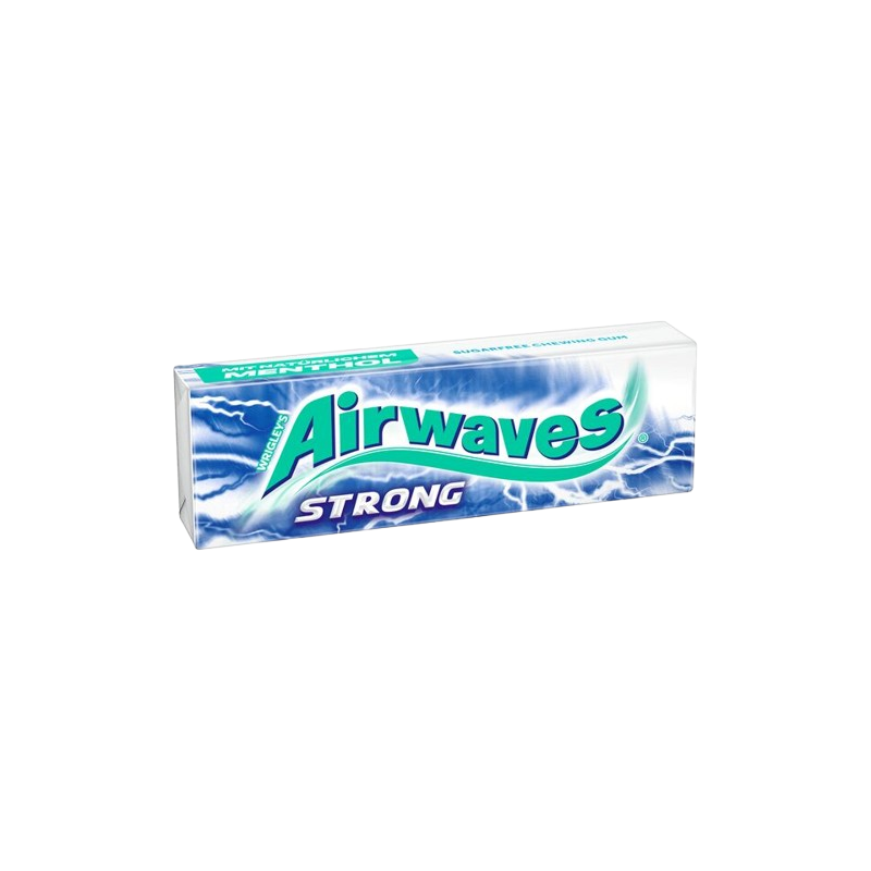 Chewing gum goût intense de menthol sans sucres dragées x10