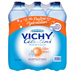 Eau minérale naturelle gazeuse 6x1.15l