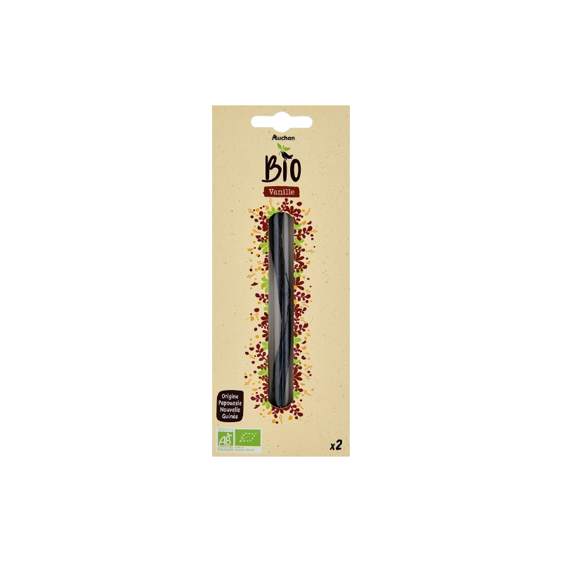 Gousse de vanille Papouasie Nouvelle Guinée bio x2