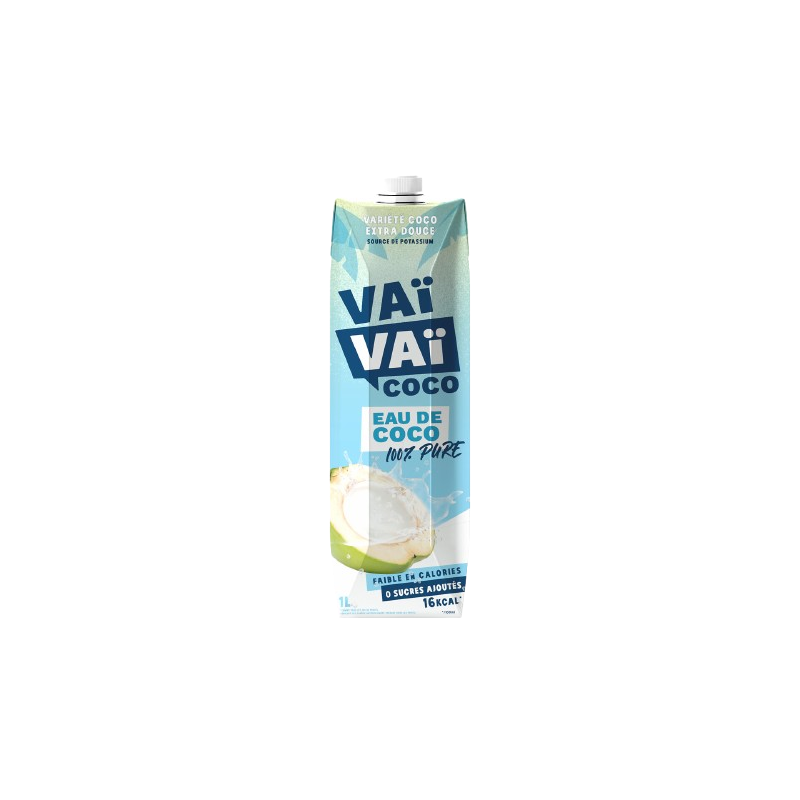 Eau de coco sans sucres ajoutés 1l