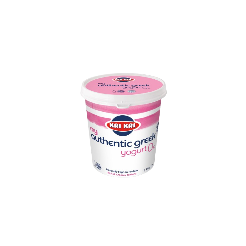 Yaourt grec nature 0%MG 1kg