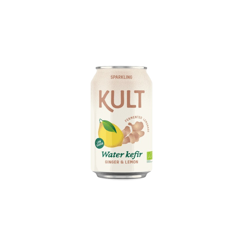 Boisson pétillante kéfir de fruit gingembre et citron bio 33cl