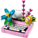 Creator la machine à écrire avec des fleurs 3en1 31169 dès 8 ans
