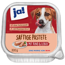 Pâtée de boeuf et de foie pour chien 300g