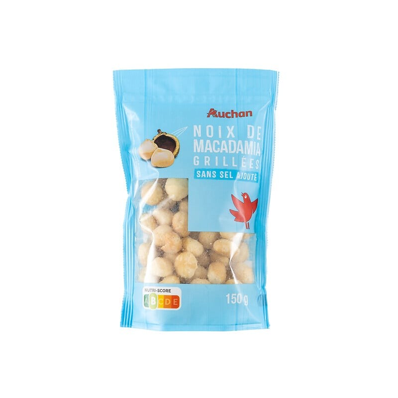 Noix de macadamia grillées sans sel ajouté 150g