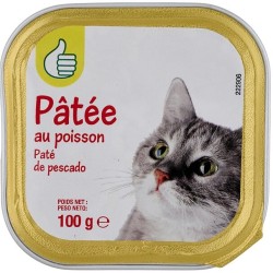 Pâtée au poisson pour chat 100g