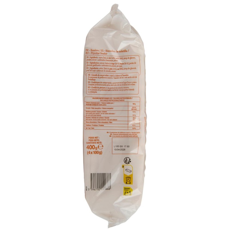 Biscuits boudoirs 400g