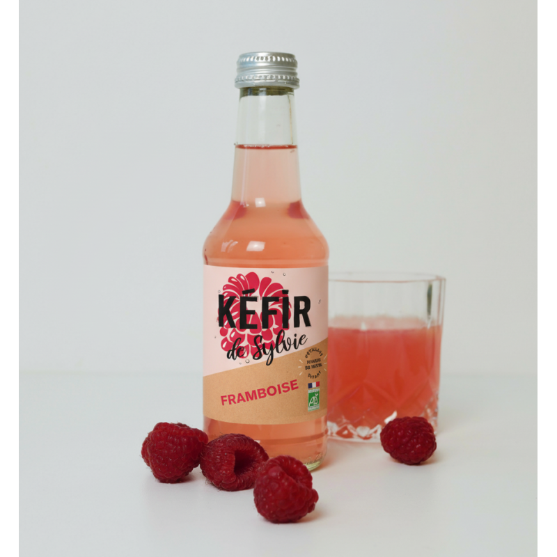Kéfir pétillant framboise bio 25cl