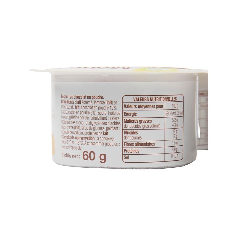 Mousse au chocolat 4x60g