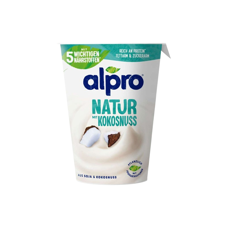 Yaourt au soja goût noix de coco 400g