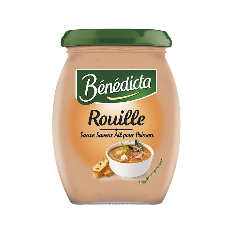 Sauce rouille saveur ail pour poisson 260g