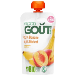 Bio Gourde banane abricot dès 4 mois 120g
