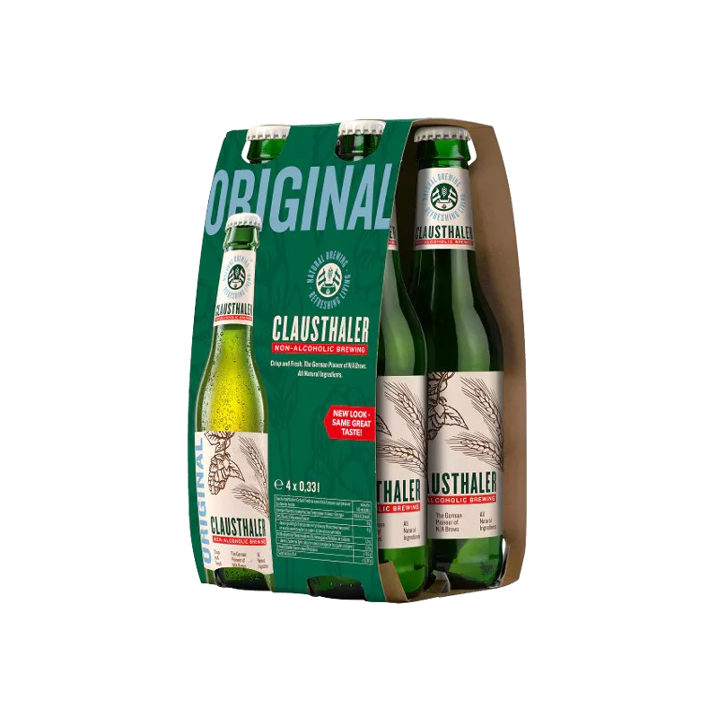 Bière sans alcool moins de 0.5% 4x33cl