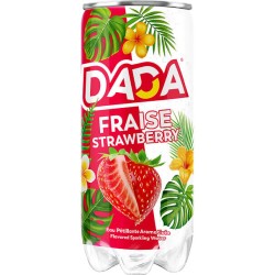 Eau pétillante aromatisée fraise 33cl