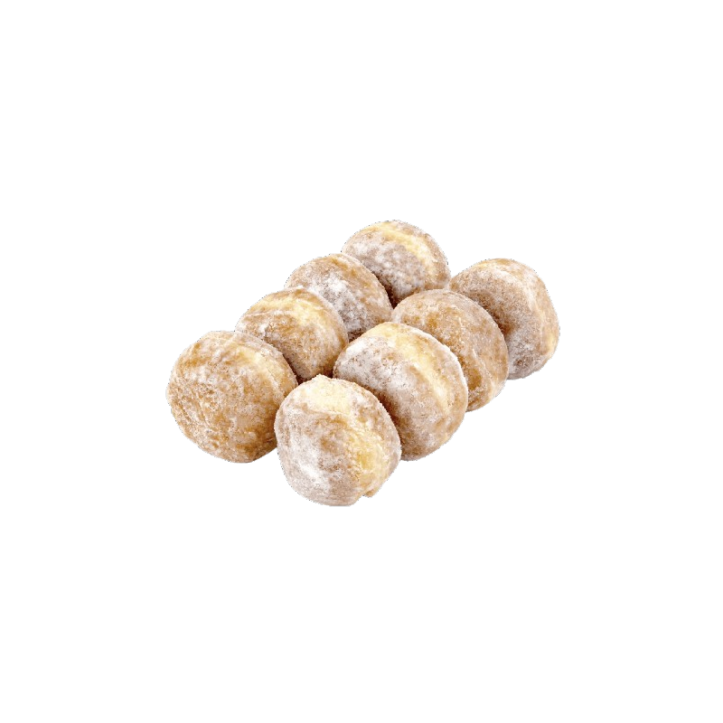 Beignets minis saveur chocolat et noisettes x8 200g