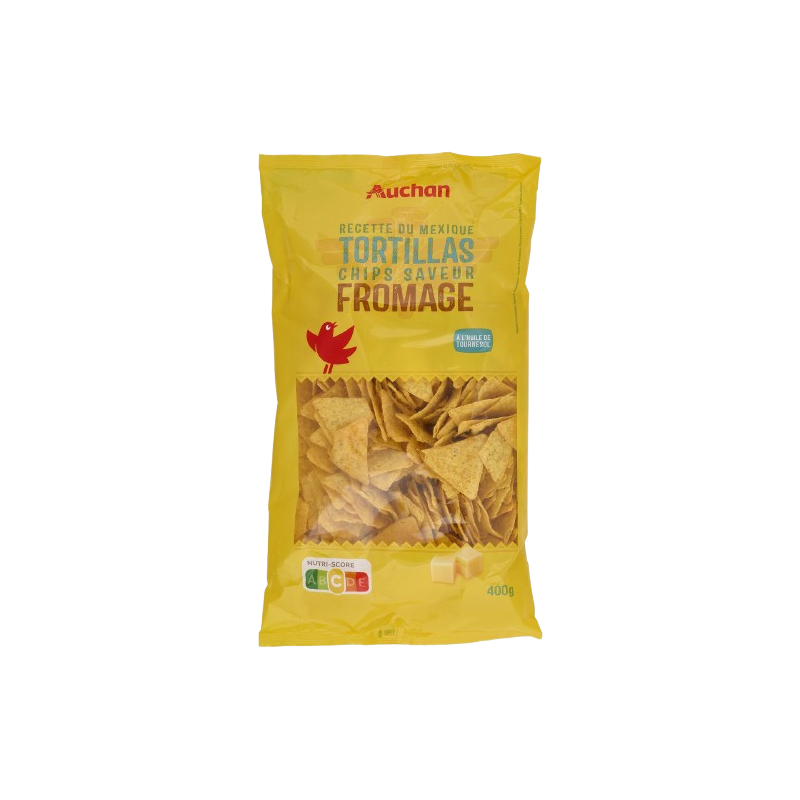 Tortillas chips fromage 400g