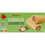 Roulés minis cacao noisette x6 150g