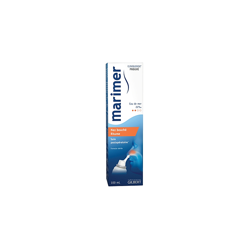 Eau de mer nez bouché rhume 100ml