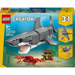 Creator le redoutable requin et le coffre au trésor 3en1 31381 dès 8 ans