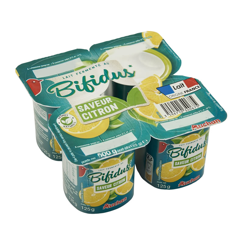 Yaourt au bifidus au citron 4x125g