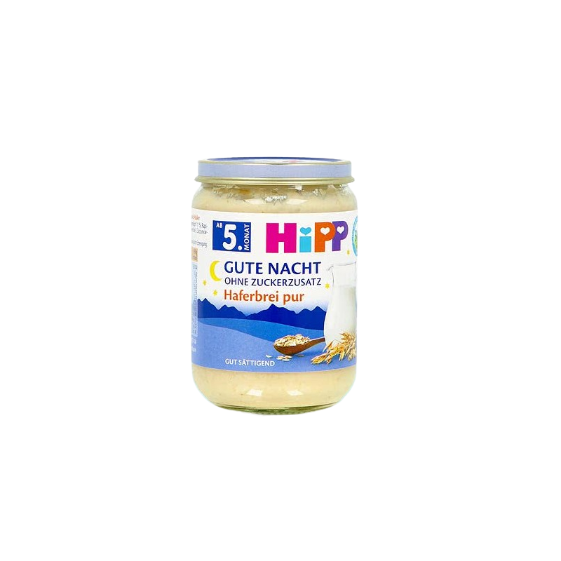 Bio Bonne nuit porridge d'avoine pure dès 5 mois 190g