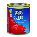 Tomates Pelées en Cubes 800g