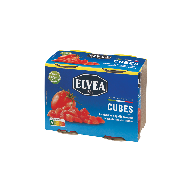 Cubes de tomates 2x400g