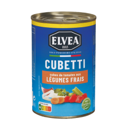 Cubes de Tomates et Légumes Frais 400g