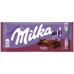 Tablette de chocolat noir au lait des Alpes 90g