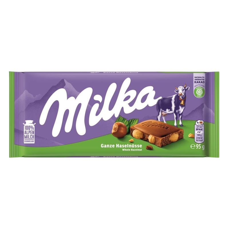 Tablette de chocolat Mmmax au lait et noisettes entières 250g