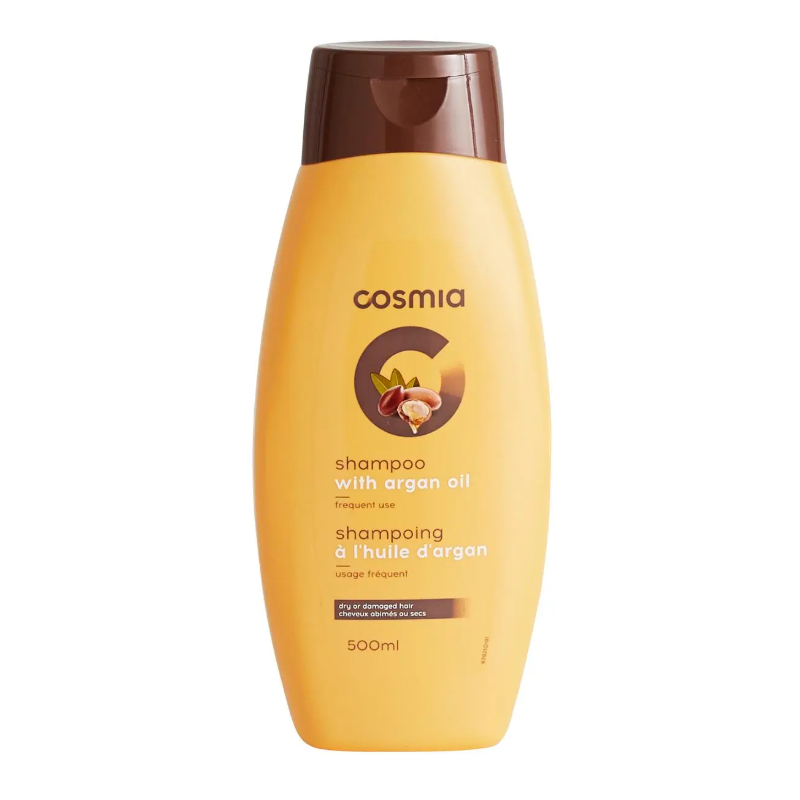 Shampoing à l'huile d'argan cheveux abimés ou secs 500ml