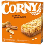 Barre muesli cacahuètes sucrées et salées 6x25g