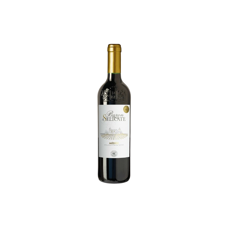 Vin rouge AOP Médoc Baron de Selicate 13% 75cl