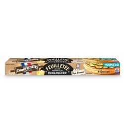 Pâte feuilletée au beurre frais plus épaisse 280g