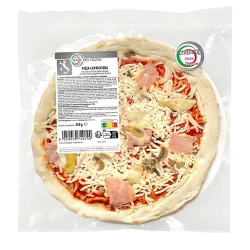 Pizza capricciosa artichauts jambon cuit et champignons 550g
