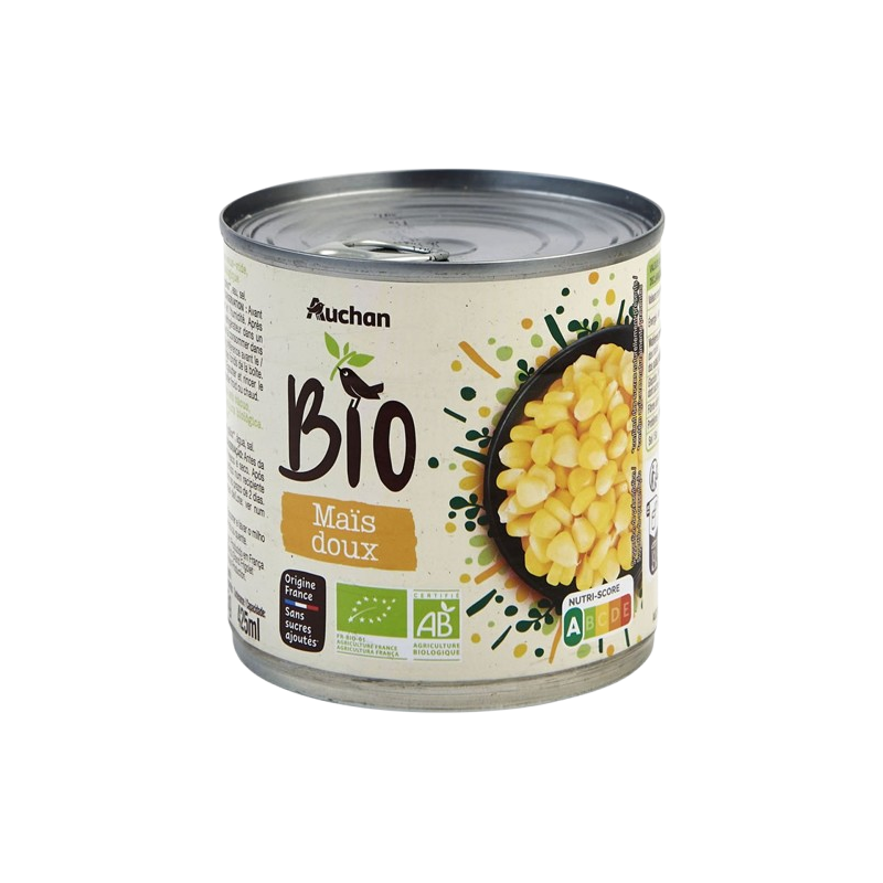Maïs doux en grains sans sucres ajoutés 285g