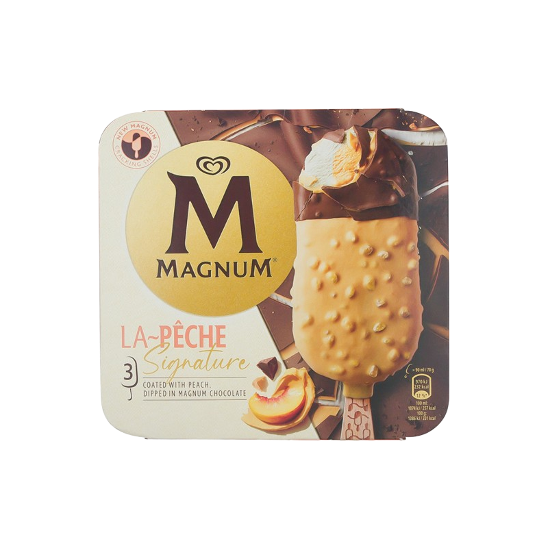 Glace bâtonnet signature pêche 3x90ml