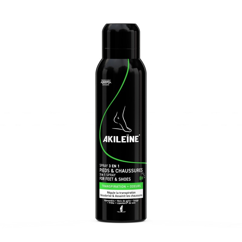 Spray deo pieds et chaussures 3en1 transpiration + odeurs 150ml