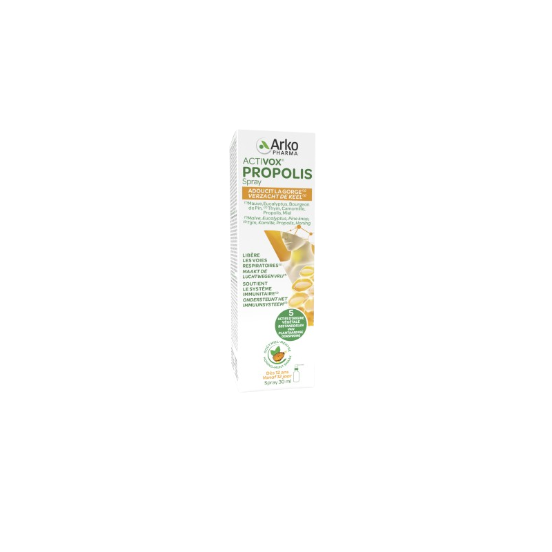 Activox propolis spray adoucit la gorge 30ml