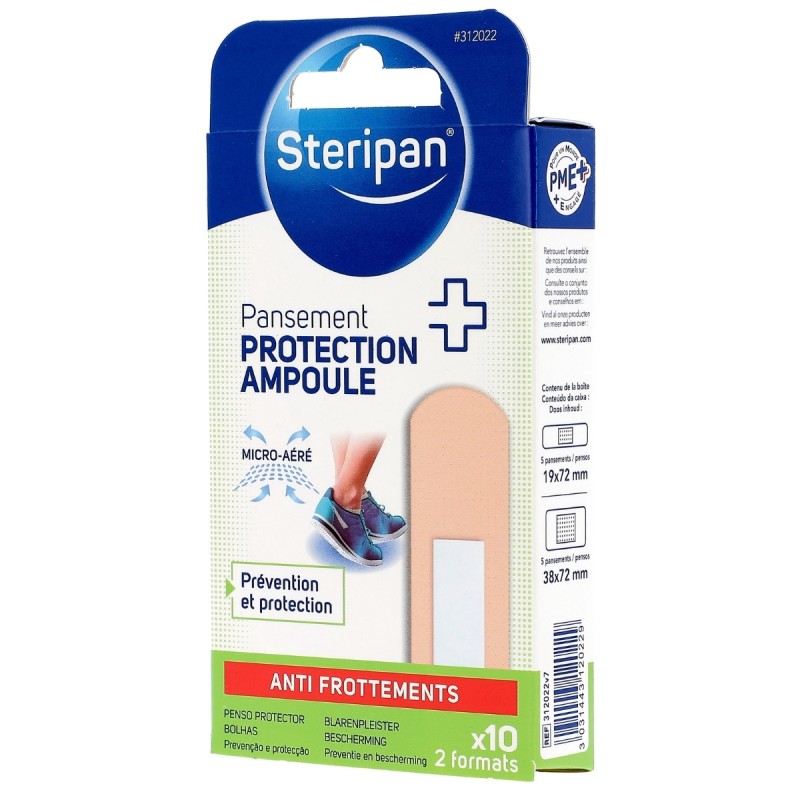 10 pansements protecteurs ampoules 2 formats