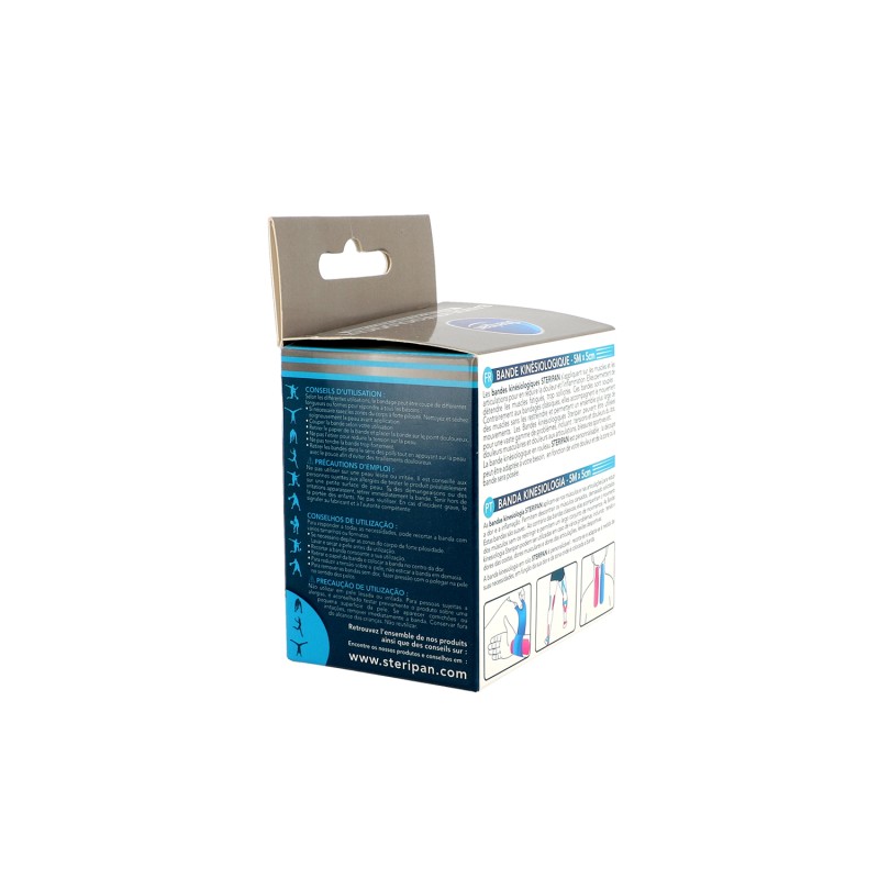 Bande kinesiologique rouleau 5m x 5 cm
