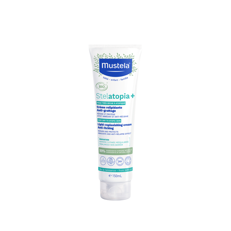 Stelatopia crème relipidante anti grattage peau atopique 150ml