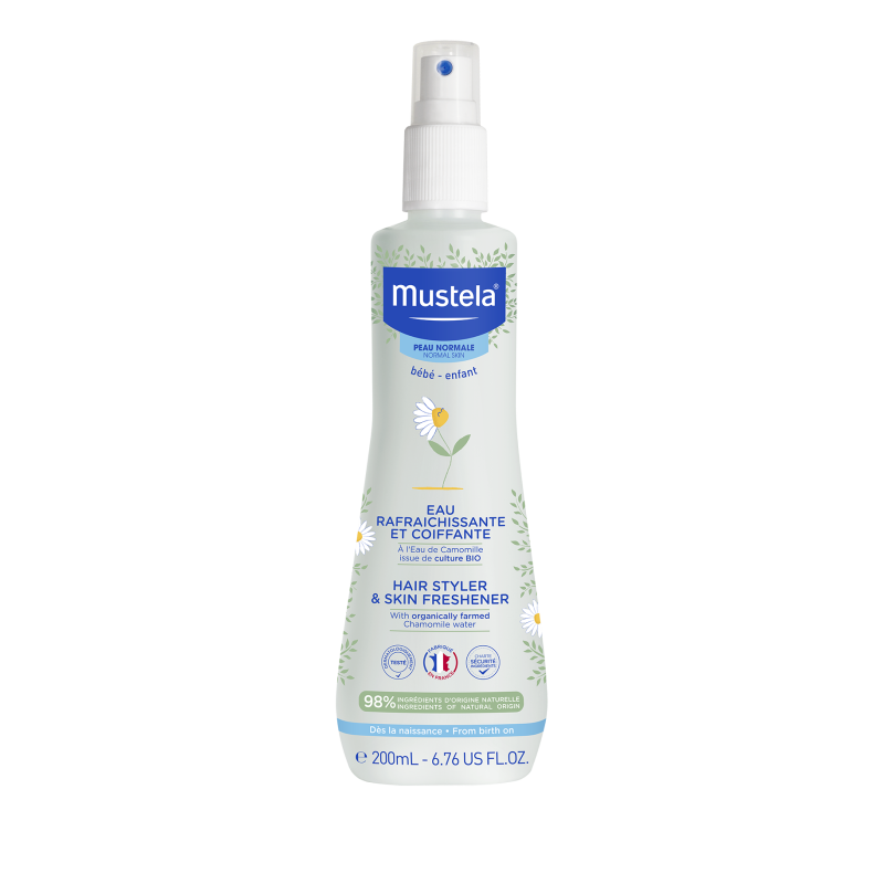 Eau rafraîchissante et coiffante à l'eau de camomille 200ml