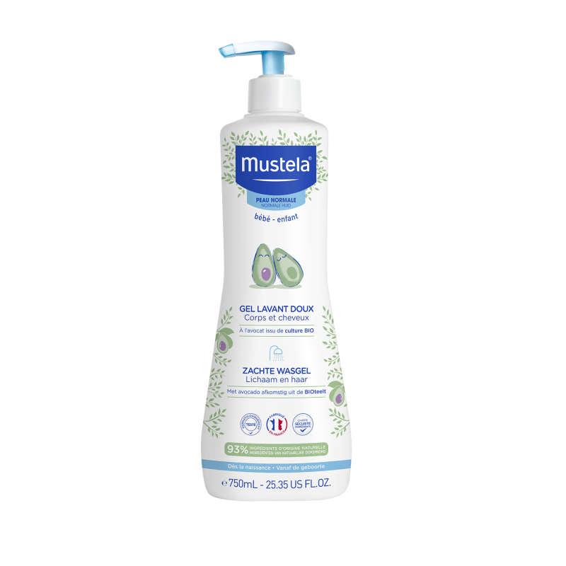 Gel lavant doux corps et cheveux 750ml