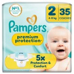 Couches premium protection taille 2 4-8kg x35