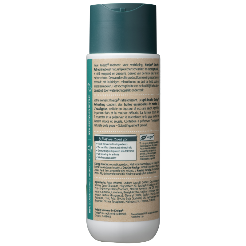 Gel douche refreshing 200ml
